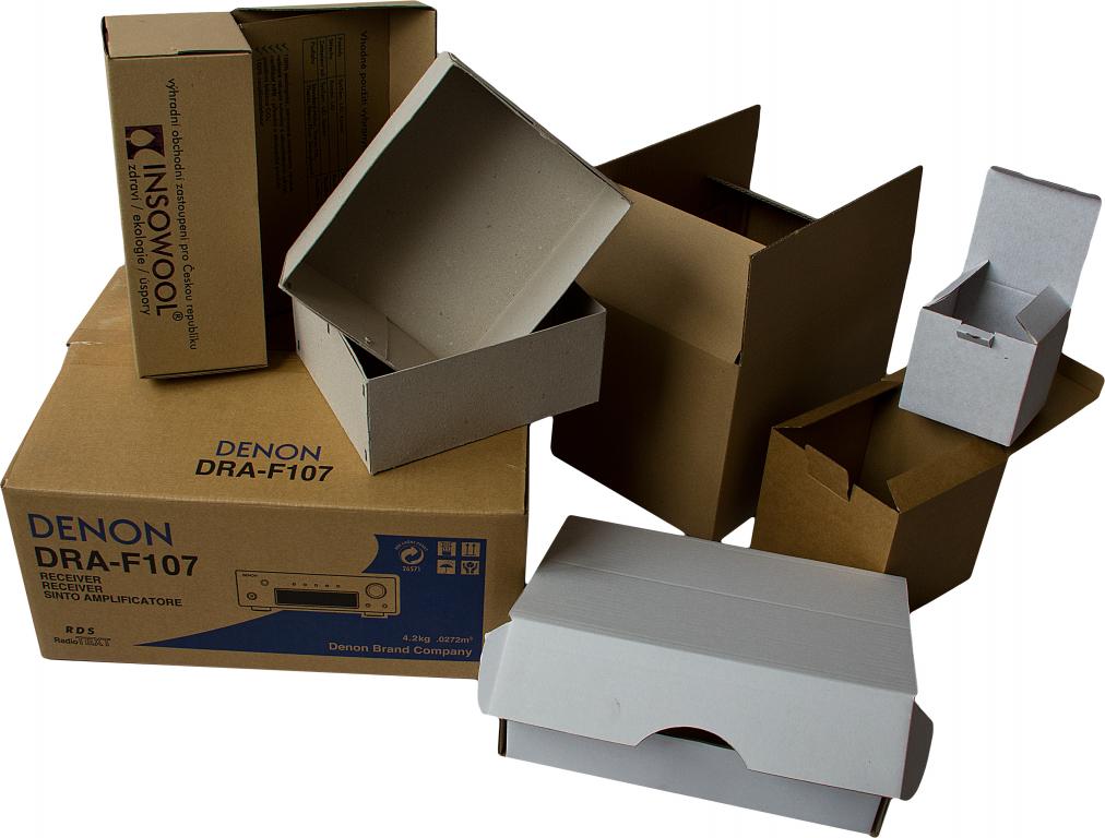 Kartonové boxy, proklady, krabice s potiskem a potištěné obaly