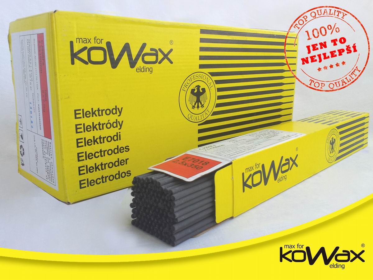 Svařovací dráty, svářecí technika, samostmívací kukly KOWAX