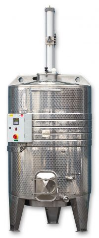 Vinifikátory s pneumatickým pístem k fermentaci hroznů - technologie pro vinaře