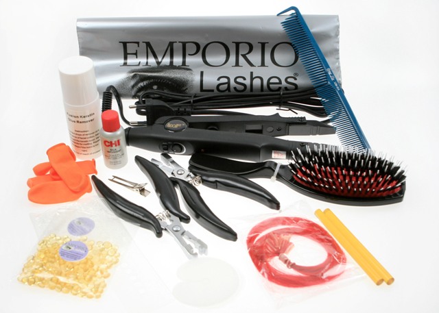 Sada k prodlužování vlasů metodou keratin EMPORIO Lashes