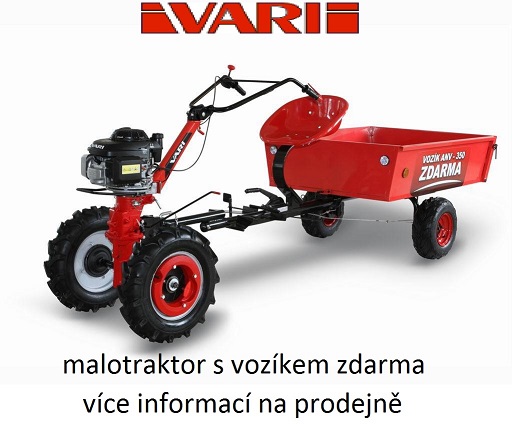 Akční nabídka VARI - český výrobce zahradní techniky od Děda