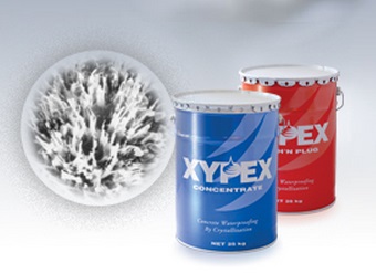 Hydroizolační materiály Xypex a Freezteq