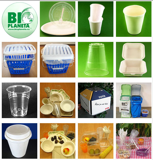 PLASTOVÉ NÁDOBÍ jednorázové ekologické bioplasty pytle sáčky