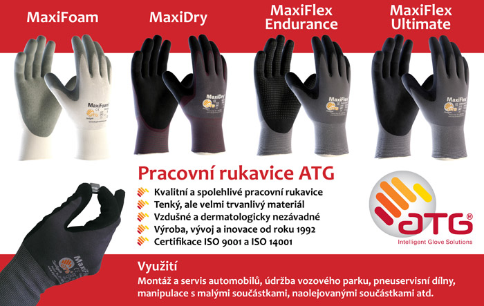 Kvalitní pracovní rukavice do olejnatého prostředí