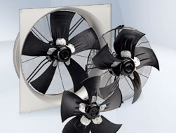 Axiální ventilátory - výměna horkého nebo studeného vzduchu