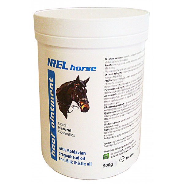 IREL Horse-mast na kopyta-Vyživuje a chrání kopyta před vlivy vnějšího prostředí.