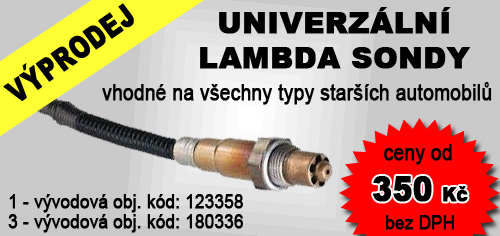 Výprodej univerzální lambda sondy Ostrava
