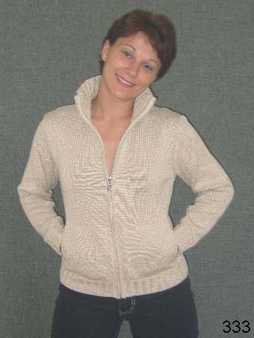 Výrobce pletených oděvů, pletené svetry na zip