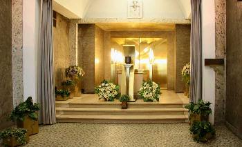 Funeral home of the capital city of Prague is a guide to dignified farewell, the Czech Republic