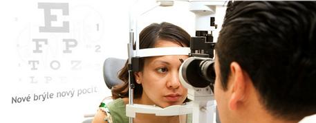 Měření zraku, dioptrií, vyšetření očí oční lékařkou bez objednání