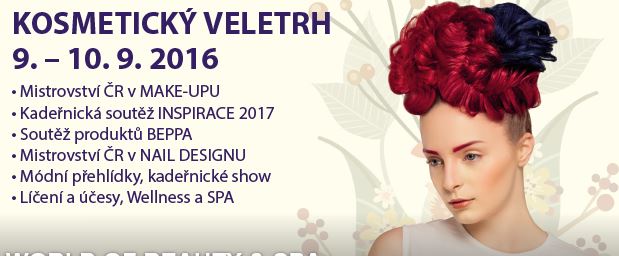 WORLD OF BEAUTY & SPA PODZIM 2016 -   9. a 10. září 2016 Pražský veletržní areál PVA EXPO Praha Letňany