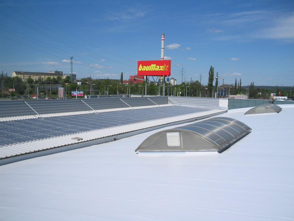 Realizace, rekonstrukce ploché střechy Ostrava