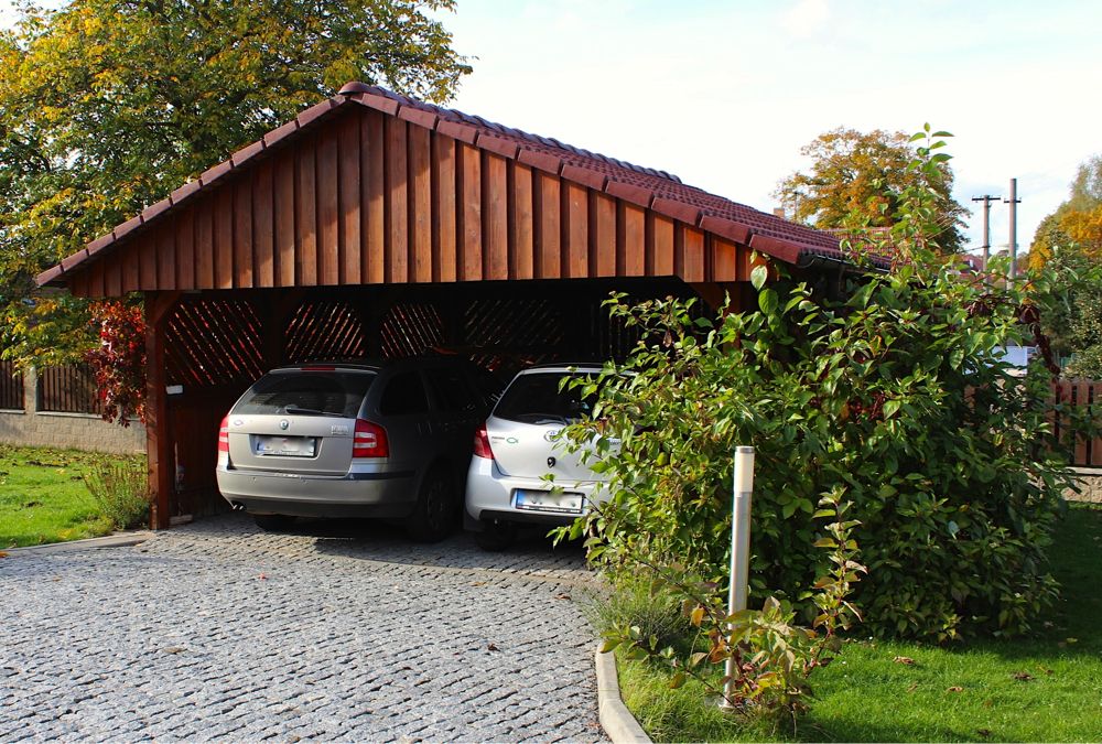 Výroba garážových stání ze dřeva Příbram