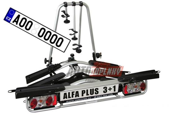 Prodej a pronájem nosič jízdních kol Alfa 3+1 na tažná zařízení