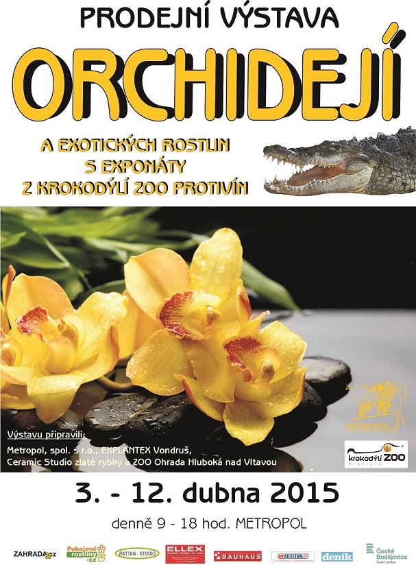 Výstavu orchidejí a dalších cizokrajných rostlin České Budějovice