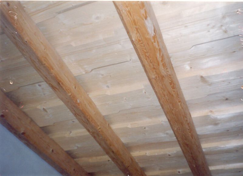 Dřevěné stropy - dřevěné překladové stropy, tesařství