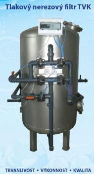 Tlakový nerezový filtr, filtrační vložky - kvalitní filtrace pro pitnou a užitkovou vodu