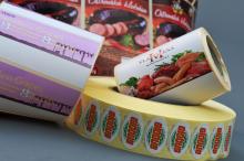 Tisk samolepicích etiket Kolín - etikety pro potravinářství, strojírenství i textilní průmysl