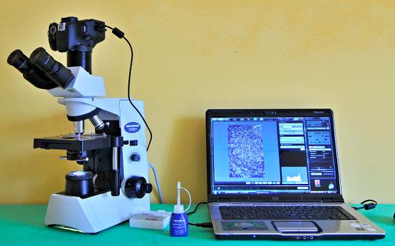 Set k focení z mikroskopu