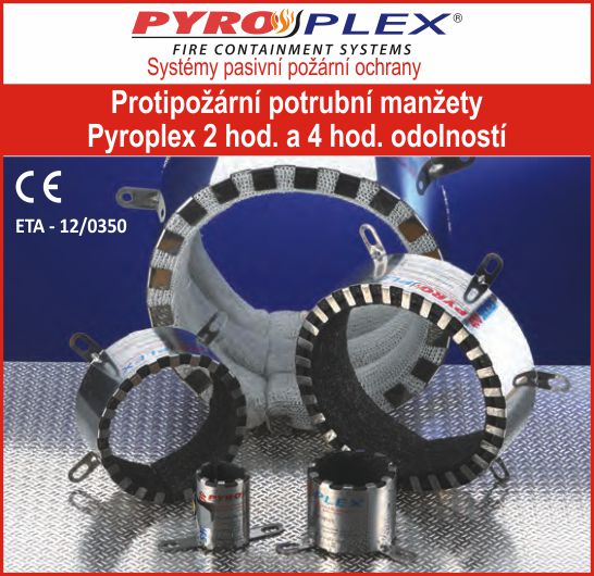 Pyroplex - pasivní protipožární ochrana, široký sortiment za nejlepší ceny