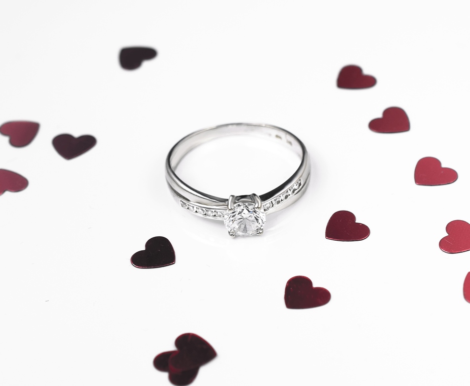 prsten s valentýnským zdobením - eshop