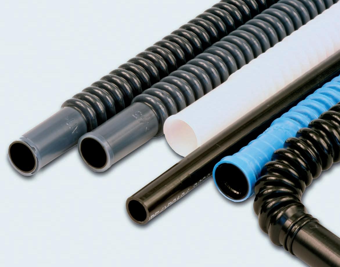 Plastové hadice a systémy pro vedení kapalin a plynů, rozvody paliva, brzdové hadice