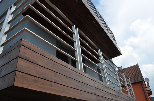dřevěné fasády Thermowood Zlín