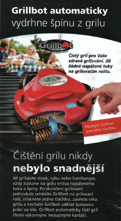 Grillbot - automatický čistič grilu Ostrava