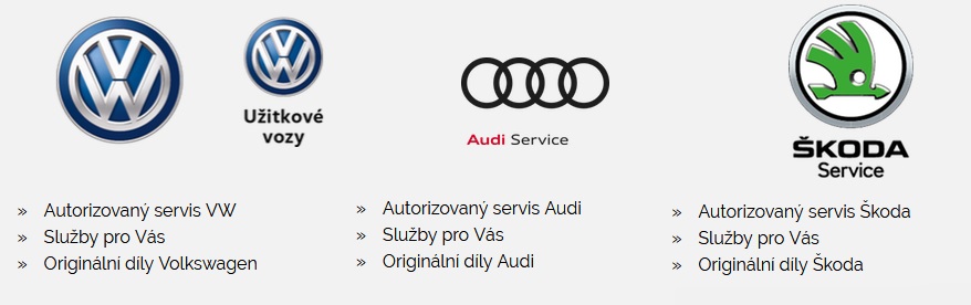 Autorizovaný servis Škoda, Volkswagen, Audi