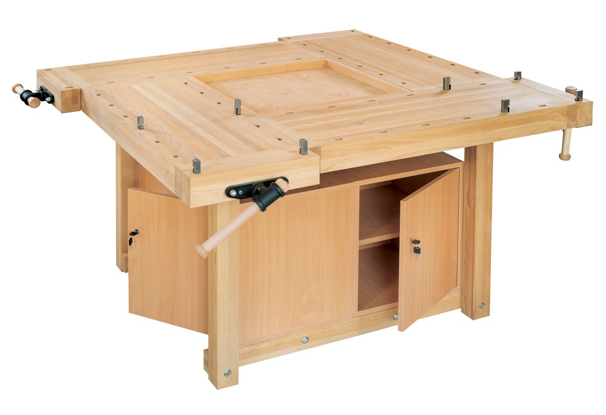Dřevěné dílenské pracovní stoly, hoblice a ponky pro truhlářské dílny, školy i firmy