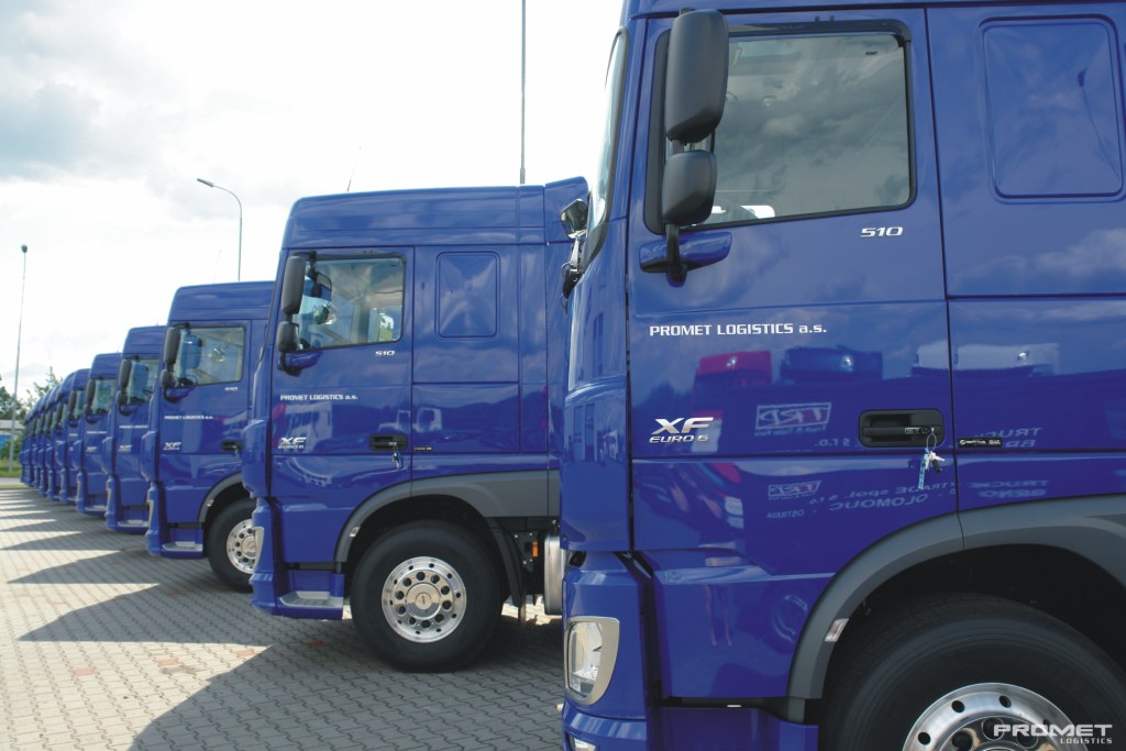 Truck freight transportation of bulk materials using tipper trailers all over Europe