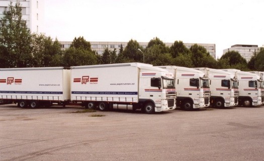 Kamionová doprava po Evropě