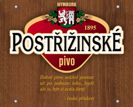 Postřižinské pivo - výroba a prodej světlých a tmavých Postřižinský piv