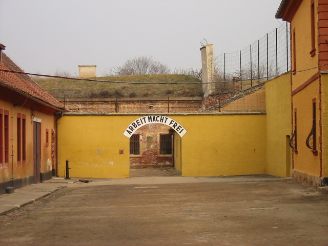 Exposition die Gedenkstätte Theresienstadt  - die Kleine Festung, das Prager Gestapo-Gefängnis die Tschechische Republik