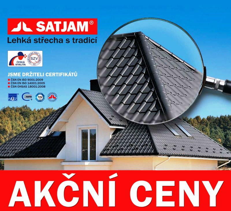 Střecha ze švédské oceli za nejlepší cenu - lehká střešní krytina