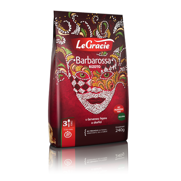 Bezlepkové potraviny LeGracie - český výrobek, rizota, dětská jídla, polévky bez konzervantů a glutamanu