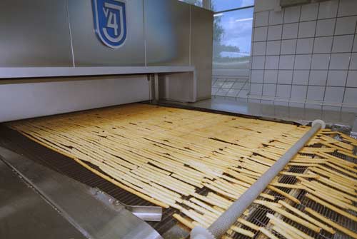 Linka pro výrobu tyčinek perníků toustového arabského chleba