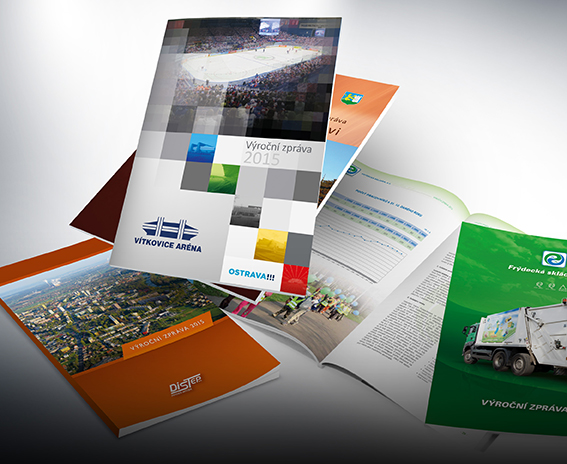 Výroční zpráva firmy - rady pro tvorbu, návrh, grafika, tisk, knihařské zpracování