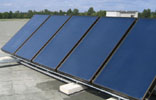 Solární kolektory, solární systémy a solární absorbéry.