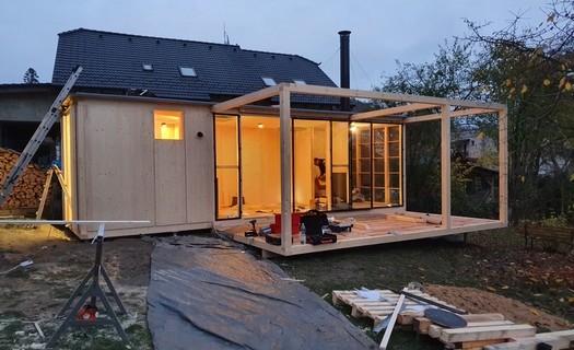 Zahradní domek se saunou