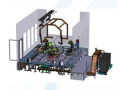 Automatické robotické aplikace, špičkové robotické stanice pro povrchové úpravy kovů