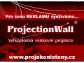 Nálepka „vysíláme s ProjectionWall“