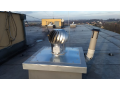 Montáž ventilačních turbín, hybridních ventilátorů pro snadné odvětrávání šachet