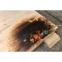 Opalování dřeva - opálení dřevěných trámů, desek prodlouží jejich životnost