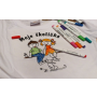 Trička s potiskem nebo kreativní trička s potiskem pro vybarvení pro mateřské a základní školy