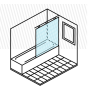 Moderní skleněné obklady za kuchyňskou linku nebo do koupelny – jednobarevné, s grafickým motivem