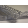 Flexibilní polyuretanové hadice vyztužené ocelovým drátem, PVC spirálou