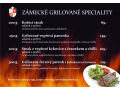 Grilované speciality, grilování v Zámecké restauraci v Holešově