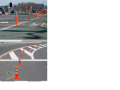 Pružné směrové sloupky - značení na silnicích, viditelné sloupky