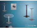 Výroba kovových součásti a nábytkových dílů - výškově stavitelná stolová podnoží